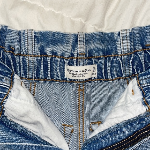 Abercrombie and fitch the 80s paper bag shorts ultra highrise - Picture 2 of 3